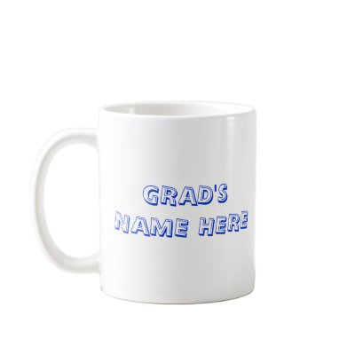PERSONALIZE CLASS OF 09 GRAD COFFEE MUGS by WakadyWak