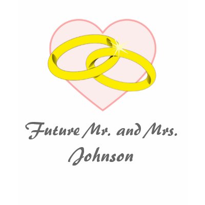 Personalize Clothing Shirt Future Mr. and Mrs by personalizedclothing