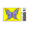 Personalize Colorful Butterfly Postage postage