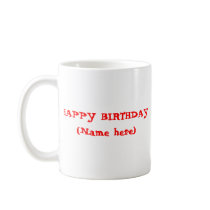 Personalize GO WILD 40th BIRTHDAY mugs