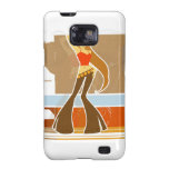 Personalize Groovy Disco Girl Samsung Galaxy S Covers