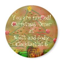 Personalize Holidays Invitation Magnet - Invite by dizzypixels Personalize Holidays Invitation Magnet - Invite