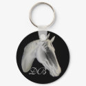 Personalize Horse Head Chain Keychain