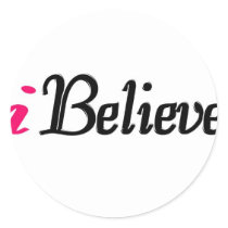 Personalize I BELIEVE stickers by WEmustBELIEVE Personalize I BELIEVE stickers