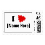 Personalize I Love Postage