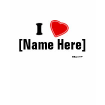 Personalize I Love t-shirts by Rep_Yo_City Personalize I Love t-shirts