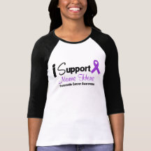Personalize I Support Pancreatic Cancer Awareness Shirts