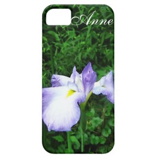 Personalize Iris in a Meadow iPhone Case