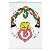 PERSONALIZE IRISH CLADDAGH cards