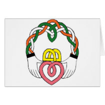 PERSONALIZE IRISH CLADDAGH cards