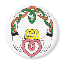 PERSONALIZE IRISH CLADDAGH magnets