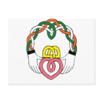 PERSONALIZE IRISH CLADDAGH postcards