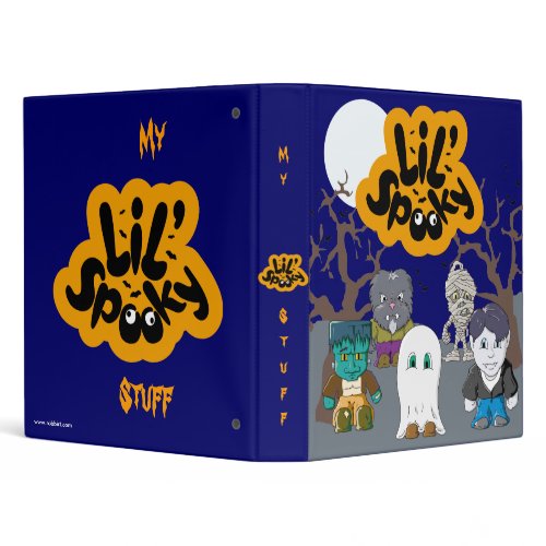 Personalize it-Lil' Spooky Logo and Crew binder