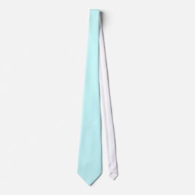Personalize Light Teal Wedding Tie Necktie by dizzypixels