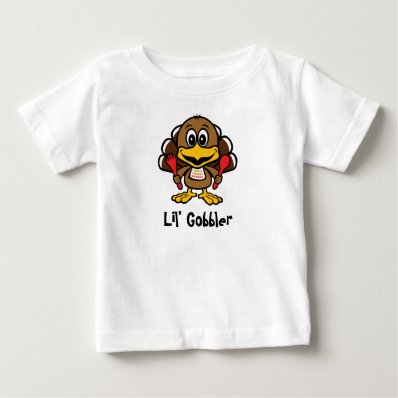 [Personalize] Lil&#39; Gobbler Baby Shirt