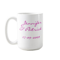 Personalize Maid of Honor Wedding Party Gift Mug by dizzypixels Personalize Maid of Honor Wedding Party Gift Mug