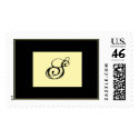 Personalize Monogram Postage Stamp by TDSwhite Personalize Monogram Postage Stamp