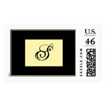 Personalize Monogram Postage Stamp
