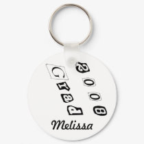 Personalize Name Graduation 2008 Keychain