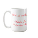 Personalize Names & Photo Christmas Mug