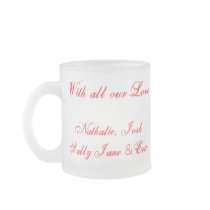 Personalize Names & Photo Christmas Mug