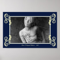 Personalize Photo Mat Border - Picture Frame posters