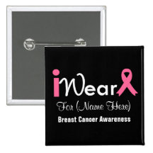 Personalize Pink Ribbon Breast Cancer