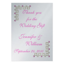 PERSONALIZE PK.100 THANK YOU CARDS business cards by FotoShop PERSONALIZE PK.100 THANK YOU CARDS business cards