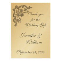 PERSONALIZE PK.100 THANK YOU CARDS BUSINESS CARD