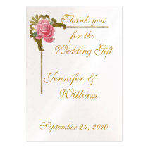 PERSONALIZE PK.100 THANK YOU CARDS BUSINESS CARDS
