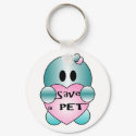 Personalize SACE A PET Cute Character keychains by iSAYyouSAY Personalize SACE A PET Cute Character keychains