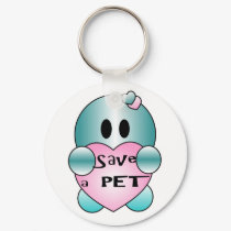 Personalize SACE A PET Cute Character keychains by iSAYyouSAY Personalize SACE A PET Cute Character keychains