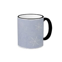 PERSONALIZE Snowflake Paper 3 - Original Blue Coffee Mug