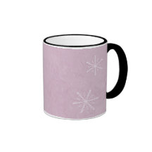 PERSONALIZE Snowflake Paper 3 - Pink Mugs