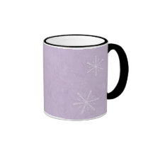 PERSONALIZE Snowflake Paper 3 - Purple Mugs