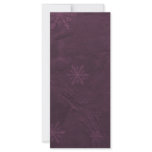 PERSONALIZE - Snowflakes 4 - Original Dark Pink Rack Cards