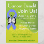 Personalize Stomach Cancer Fundraising Benefit Flyers