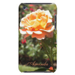 *personalize* subió albaricoque del caso del tacto iPod touch protector