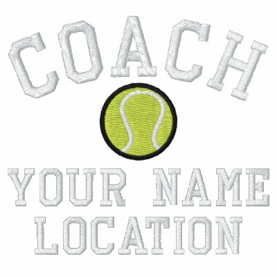 Personalize Tennis Coach Your Name Your Game! Embroidered Polo Shirt Personalize Tennis Coach Your Name Your Game! Embroidered Polo Shirt
