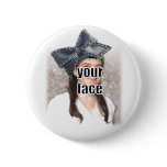 Personalize the Big Bow Hat Button