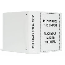 Personalize This Binder
