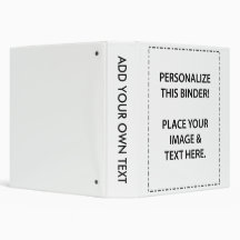 Personalize This Binder