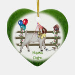 Personalize this Birthday Goat (Boer) Ornament ornaments