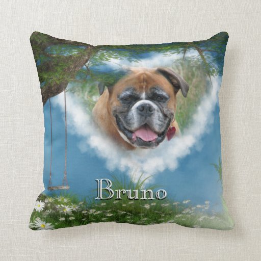 dog memorial pillow