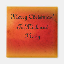 Personalize This Red Magnet