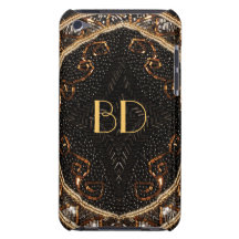 Personalize this Vintage Beaded Purse design Barely There iPod Cover