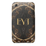 Personalize this Vintage Beaded Purse design iPhone 3 Cases