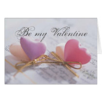 PERSONALIZE Valentine's Day Beautiful Candy Hearts cards