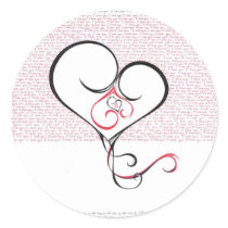 Personalize Valentine's Day stickers