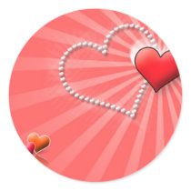 Personalize Valentine's Day stickers